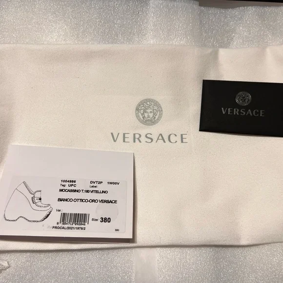 Versace: Medusa Triplatform Wedge - Picture 16 of 16